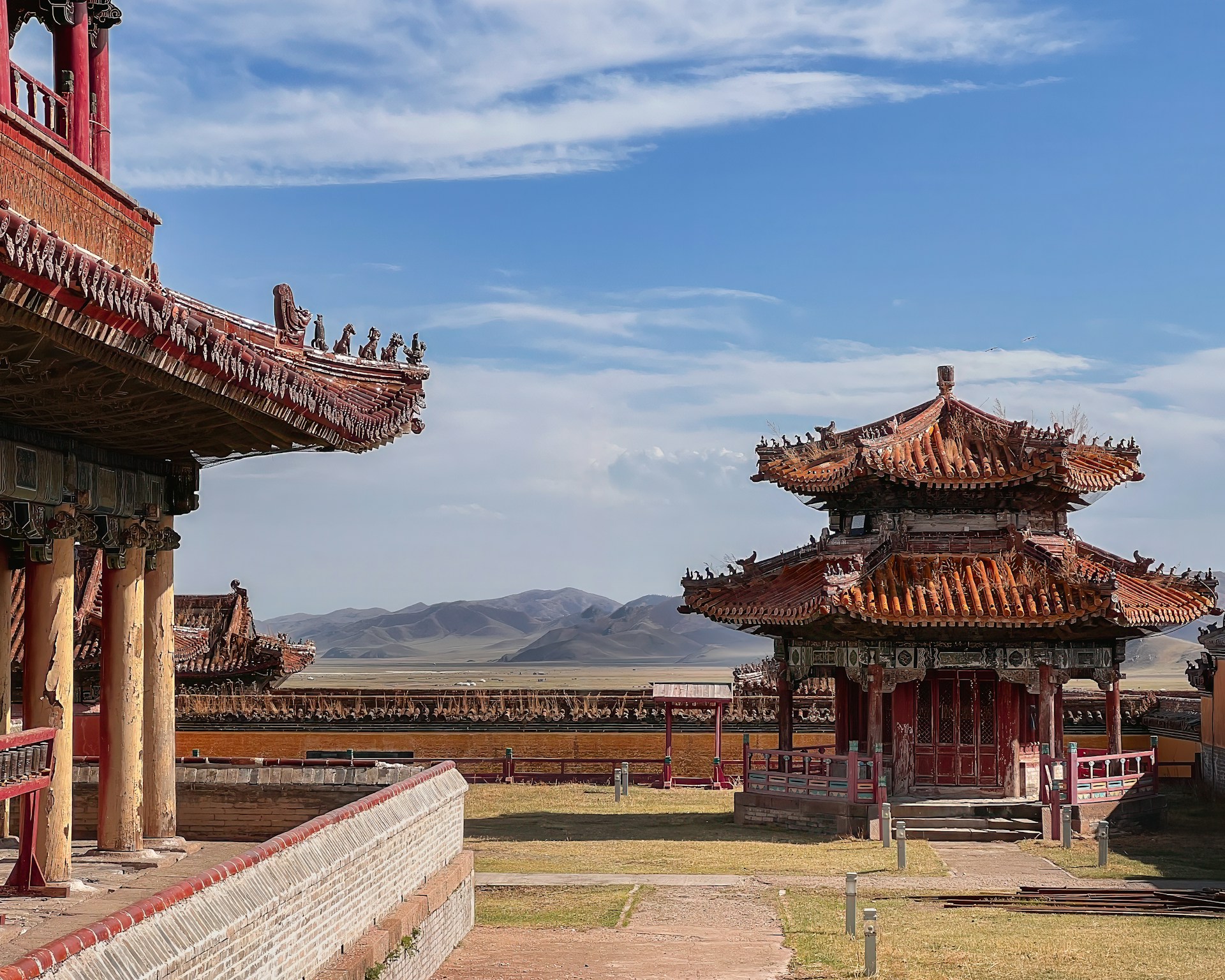 mongolia, travel, temple